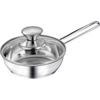 Сковорода Regent inox НЖС 14см с крышкой BIMBO vitro (индукция) 93-BIMv-12