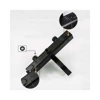 Душевая стойка Gappo с термостатом черная G2491-6