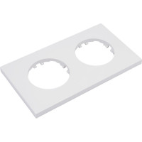 2-постовая рамка LK Studio квадратная, белая, LK Vintage-Quadro 884204-1