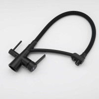 Смеситель для кухни Gappo 35к G4398-16 с выходом для питьевого фильтра, черный 549409