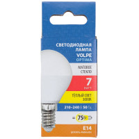 Светодиодная лампа Volpe LED-G45-7W/3000K/E14/FR/SLS UL-00008817