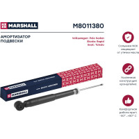 Амортизатор газовый задний Seat Toledo IV 13-/Skoda Rapid 13-/VW Polo Sedan 10- MARSHALL M8011380