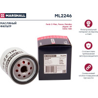 Фильтр масляный Ford C-Max I, II 07- / Focus II-IV 04- / Mondeo II-IV 00-, Volvo S40 II 04- MARSHALL ML2246
