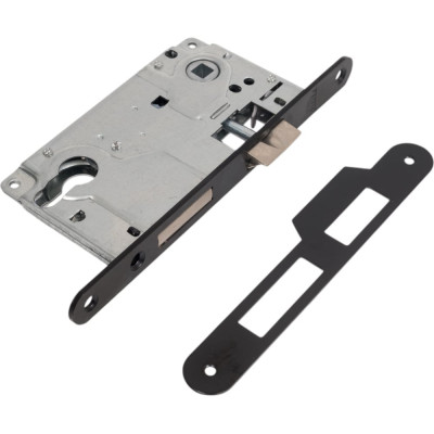 Замок Ренц, 1 ригель и защелка, с подшипниками, черный INLBB 8550-2/1 Black