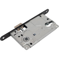 Замок Ренц, 1 ригель и защелка, с подшипниками, черный INLBB 8550-2/1 Black