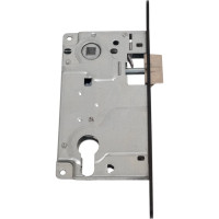 Замок Ренц, 1 ригель и защелка, с подшипниками, черный INLBB 8550-2/1 Black