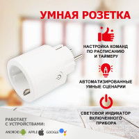 Умная Wi-Fi розетка SECURIC 16А SEC-HV-401W