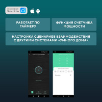 Умная Wi-Fi розетка SECURIC 16А SEC-HV-401W