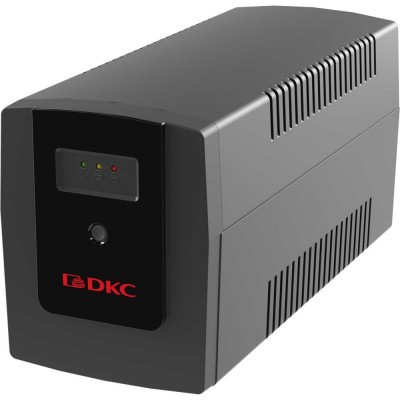 Линейно-интерактивный источник бесперебойного питания DKC серии Info, 1200 ВА/720 Вт, 1/1, 3xSchuko, 2x7Aч INFO1200S