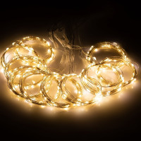 Гирлянда ЭРА Занавес с пультом, теплый белый, 300 LED, 3x3 м, USB, 220 В, IP20 Б0055999