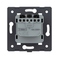 Электрическая розетка LIVOLO с заземлением защитными шторками 16A, зажимы, цвет золотой (механизм) VL-FCTC16A-2APS01