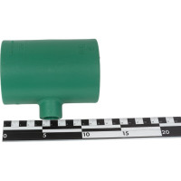 Переходной тройник Banninger полипропиленовый, зеленый, 63x20x63 мм 7521110611