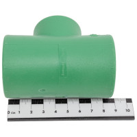 Переходной тройник Banninger полипропиленовый, зеленый, 40x32x40 мм 7521090811