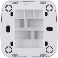 Переключатель белый, на 2 направления 1-клавишный TDM ELECTRIC, открытой установки IP20 10А серия "Дача" Народная SQ1824-0003