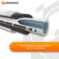 Саморегулирующийся греющий кабель Grandeks 40-2CR, UF 250 м 984