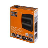 Навесной бокс TDM ELECTRIC ЩРН-П-24 модуля, пластик, IP41, Антрацит SQ0901-0906