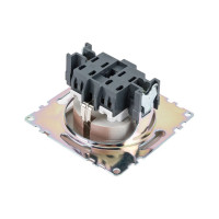 1-местная розетка STEKKER с заземлением (механизм), GLS16-7110-02, 250В, 16А с защитной шторкой, серия Катрин, 39596