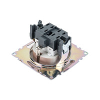 1-местная розетка STEKKER с заземлением (механизм), GLS16-7110-02, 250В, 16А с защитной шторкой, серия Катрин, 39596