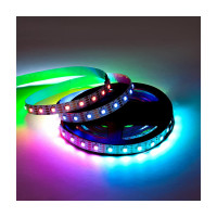 Cветодиодная лента MAKSILED 12В, 60д/м, 9.6Вт/м, SPI-RGB, IP20, 5м, мульти ML-R60-5050RGB-INK1003-S