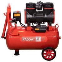 Компрессор Aurora PASSAT-25 BLACK тихий, без масла 24л, 249л/мин, 1.45кВт 31399