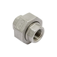 Американка TITAN LOCK нержавеющая сталь (AISI304) 1/4", ВР/ВР TL025UFF