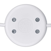 Кабель с ножным выключателем и евровилкой duwi 2м белый 28580 9