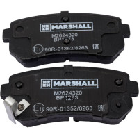 Тормозные колодки дисковые задние Hyundai Accent III 05-, Kia Cee'd I 07-, Rio II 05- MARSHALL M2624320