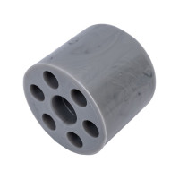 Демпферный универсальный ограничитель Левша 40x40, серый У4-9580.Сер