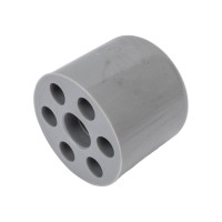 Демпферный универсальный ограничитель Левша 40x40, серый У4-9580.Сер