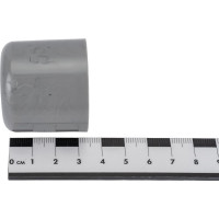 Демпферный универсальный ограничитель Левша 40x40, серый У4-9580.Сер