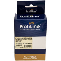 Струйный картридж ProfiLine №136 с чернилами на водной основе Cyan/Magenta/Yellow 7 мл PL_C9361HE_C/M/Y