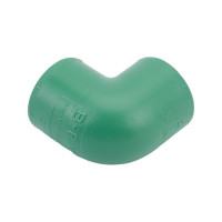 Угол Banninger полипропиленовый, зеленый, 90 гр x 25 мм 7411079011