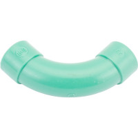 Плавнозагнутый угол Banninger полипропиленовый, зеленый, 90 гр x 25 мм 7421070911