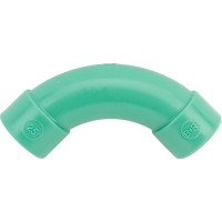 Плавнозагнутый угол Banninger полипропиленовый, зеленый, 90 гр x 25 мм 7421070911