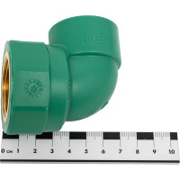 Комбинированный угол Banninger полипропиленовый, зеленый, 32x1 ВР 7R21084611