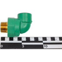 Комбинированный угол Banninger полипропиленовый, зеленый, 25x3/4 НР 7R21077511