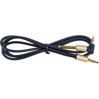 Аудио кабель Hoco Jack 3.5(M)/Jack 3.5(M), угловой, UPA02, 1м, черный, коробка 6957531025665