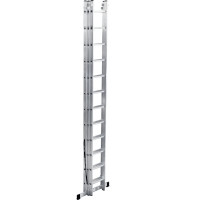 Алюминиевая 3-секционная лестница UFUK 3х12 ступеней 411312