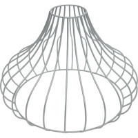 Потолочно-подвесной светильник РОССВЕТ 1*60Вт*E27 РС21067 SL+CR/1P