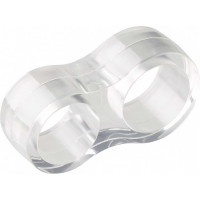 Стоппер - защита на ручку двери Рыжий кот прозрачный, 1 шт. 103716