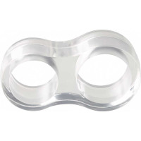 Стоппер - защита на ручку двери Рыжий кот прозрачный, 1 шт. 103716