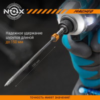 Бита с магнитной насадкой MAGNEO (2 шт; Ph2х50 мм; E6.3; карта) NOX 334520-2