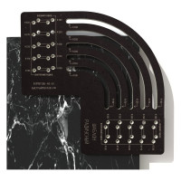 Радиусный шаблон для скругления углов R 100-300 мм BM-024