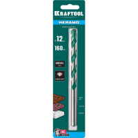 Сверло по керамограниту KRAFTOOL Keramo 12x160 мм 29175-160-12