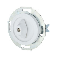 Поворотный выключатель LK Studio (сх.5), 10 A, 250 B, белый, LK Vintage 880604-1