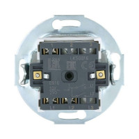 Поворотный выключатель LK Studio (сх.5), 10 A, 250 B, черный, LK Vintage 880608-1