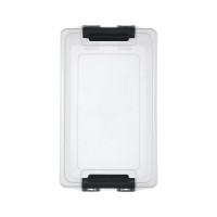 Контейнер с крышкой HONEYCOMB 10 л, серия HOME, прозрачный M-H10-00.07new