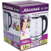 Чайник Аксинья КС-1005 корпус из жаропрочного стекла Р1-00008209