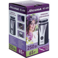 Кофемолка Аксинья КС-600 корпус и лезвия из нержавеющей стали 0R-00004762