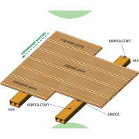 Клипса Гвозdeck ДПК №6, NEW упак/ 40 шт. 10200000ZN00WG02